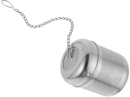 FUNNETOYU Colador de Especias y Té Inoxidable Bola con Cadena Pequeña Filtro para Infusión Cocina Olla Sopa y