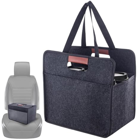 Coppa di vettori per bevande - portabandiera portatili portanti, caffè pieghevole che trasportano tote bag per consegna di cibo per la drogheria da esterno da picnic da takeaway da asporto quotidiano