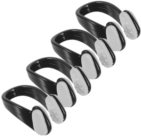 TOPBATHY Tappi Nasali per Nuoto in Silicone Impermeabili 4 Pezzi Clip Nasali per Piscina per e Adulti Protezione Antiallagamento Confortevole per Sport Acquatici e Immersioni