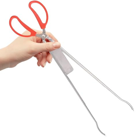 DOITOOL Pinza per Granchi e Anguille in Acciaio Inox 304, Pinza Antiscivolo Multifunzione per Pesce e Aragosta, Utensile Leggero e Resistente per Uso Esterno e Cucina
