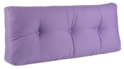 BioKinder Palettenkissen Rückenkissen Loungekissen Sofakissen 100 x 40 cm aus Baumwolle in Flieder
