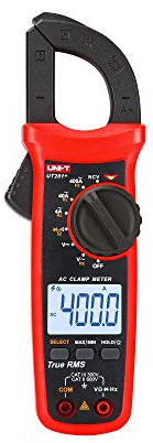 Digitaler Zangenmessgerät UNI-T UT201+/MIE0400, Spannungsmessung AC/DC, Schaltungs- und LED-Kontinuitätst