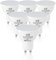 LUTW GU10 LED Lampe Warmweiss, GU10 Strahler Spot 5W Ersetzt 40W Leuchtmittel, 505LM 3000K Warmweiß Spotlight, 120° Abstrahlwinkel Glühbirne, Nicht Dimmbar, Energiesparlampen, 6 Stück