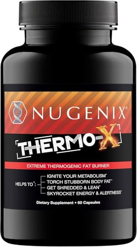 Nugenix Thermo-X: Thermogenic Fat Burner Supplement for Men, Extreme Metabolic Accelerator, 60 Count