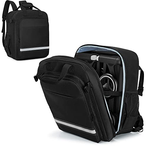 HODRANT Leichte und Tragbare Kinderwagen Reise Rucksack , Kompatibel mit GB Pockit & Air Plus All Terrain, Sicherheits Schnalle, Stroller Gate Check Bag für Flugzeug, Nur Tasche