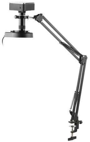 Mikroskop 48 MP HDMI 4K 48MP digital USB-mikroskopkamera med pekpanel, 1-130X C-monteringslins för telefonreparation, lödning, D-fäste