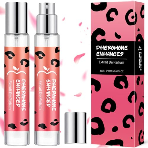 Profumo Feromoni per Donna - 2 Pezzi Profumo Donna, Idee Regalo Donna, Pheromone Profumi Originale Regali Sorella Collega Fidanzata Amica per Natale Compleanno, 20ml