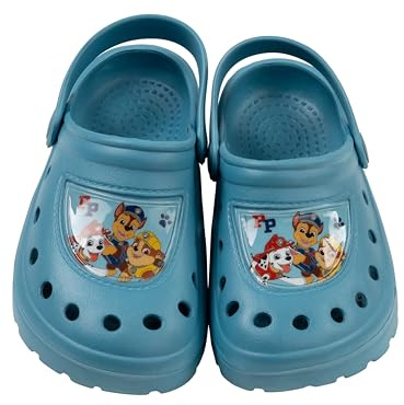 Patrulla Canina Zuecos para niños - Sandalias para niños, zapatillas de jardín, antideslizantes, color azul