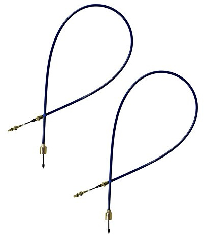 AB Tools 2 x Cable de Freno de Remolque de Larga Vida para Alko Sistemas de Revestimiento Exterior Desmontable 14-30mm