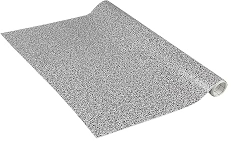 Venilia Pellicola adesiva, Grigio granito aspetto pietra grigio, 90 cm x 2,1 m, Spessore 95μ, Pellicola autoadesiva per mobili o cucina, carta da parati, PVC senza ftalati, Prodotto in UE