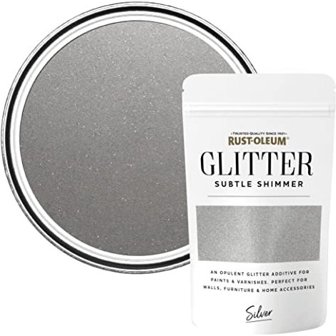 Rust-Oleum SS8206 Glitter Paint Additive, Silver, 70g