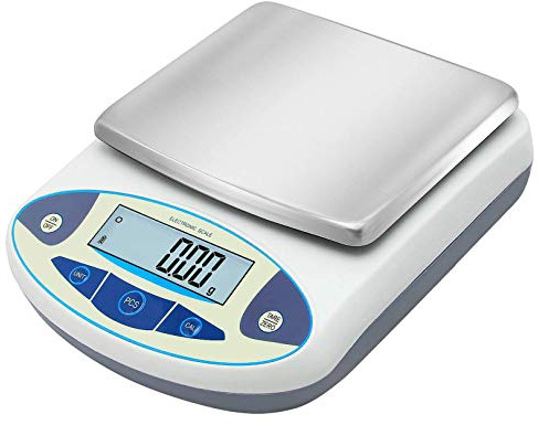 Bonvoisin Balance de précision numérique 0,01 g - 220-240 V - Pour bijoux - Avec écran LCD - Conversion - Comptage - Fonction tare/zéro - 5000g sans poids de calibrage