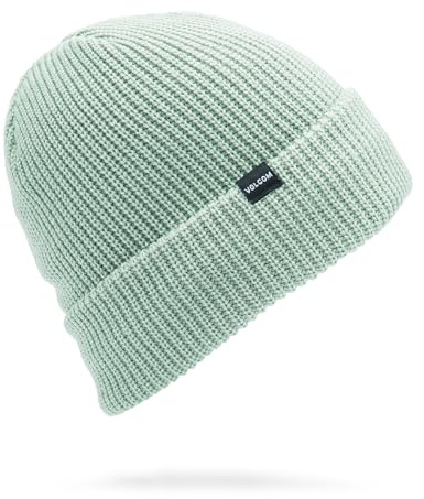 Volcom Men's Sweep Roll Over Skullfit Lined Beanie, Agave S5, One Size