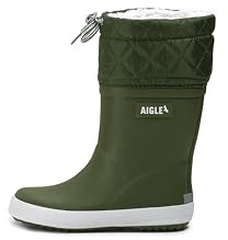 Aigle Jungen Unisex Kinder Giboulee 2 Gummistiefel, Khaki, 24 EU