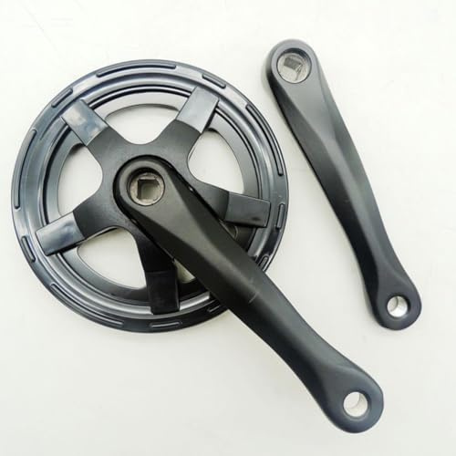 LatoYard 40-44-52T - Corona pieghevole a velocità singola, 170 mm, foro quadrato, guarnitura per biciclette a velocità singola e a velocità variabile