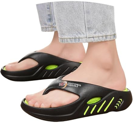 Sandalias de playa con suela gruesa y separador de dedos para exteriores, ideales para caminar en verano.