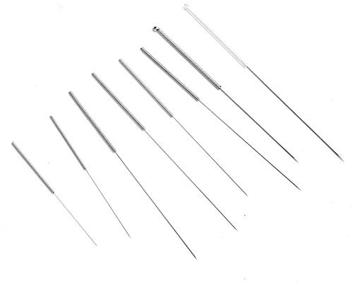 Aiguille de Nettoyage de Buse D'Imprimante, 3D Kit D'Outils de Nettoyage de Buse D'aiguille en Acier Inoxyble Accessoires de Pièces D'Imprimante 3D pour Imprimantes 3D
