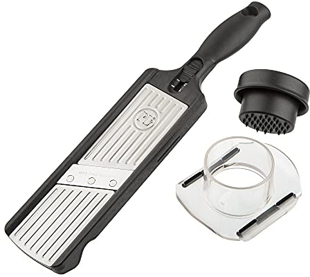 PL8 Professional Thin Slicer – Adjustable Stainless Steel Mandoline for Precision Slicing of Garlic, Radishes, Carrots, Cucumbers, and More