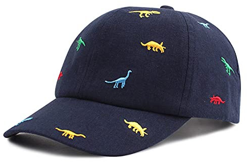 XIAOHAWANG Dinosaurier Cap Kinder Basecap 2-5Jahren Jungen Kappe UV Schutz Baseball Cap Sommer Schirmmütze (as3, Age, 2_Years, 5_Years, Marine)