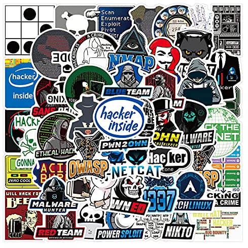 50pcs Cool Teen Aesthetic Vinyl Waterproof Stickers for Laptop Water Bottle Computer Skateboard Luggage Graffiti Trendy Decals
