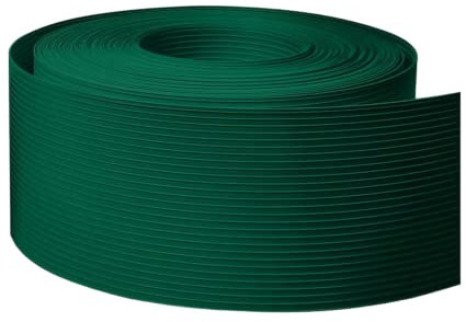 FORTENA Sichtschutzstreifen PP für Zäune Classice Line 9,5cm x 52m in Vier Farben, Sichtschutzband mit Form Classic, optimaler Sichtschutz für Ihren Zaun (RAL 6005 (Grün))