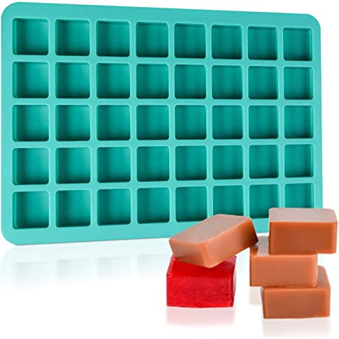 DAQUSU 40 Cavities Square Silicone Mould Chocolate Mould Cake Baking Mold Candy Sweet Moulds Ice Cube Tray for Making Chocolate Candy Ice Cube Tray