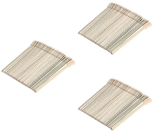 FRCOLOR 3 Sets Wachsspatel Aus Holz Haarwachs-stick-set 200 Stück Für Wachse Salon Heimgebrauch 50 Stück * 3