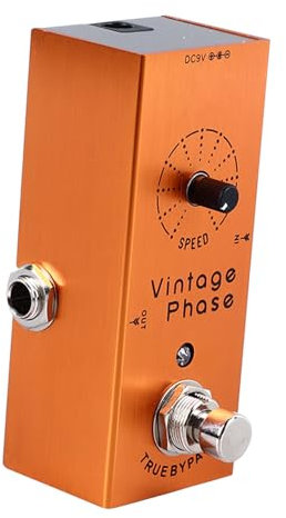 Gitarren-Delay-Pedal, Gitarren-Effektpedal für E-Gitarre, Bass, True Bypass (ORANGE)