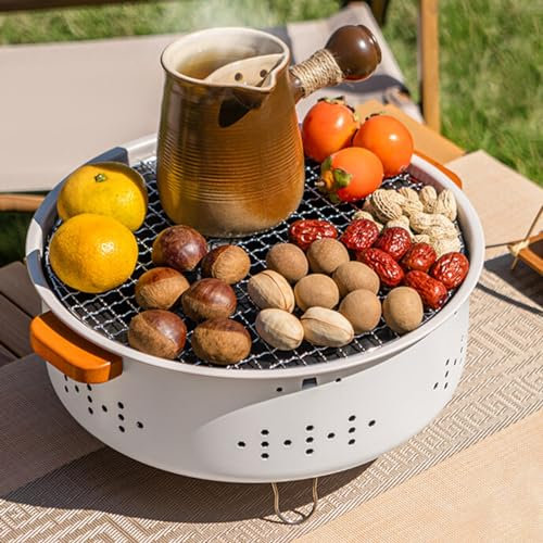 Barbacoa Portatil Pequeña, Parrillas De Carbón Pequeñas Para Camping, Parrilla De Sobremesa Para Exteriores, Mini Parrilla De Sobremesa Portátil, Barbacoa De Carbón