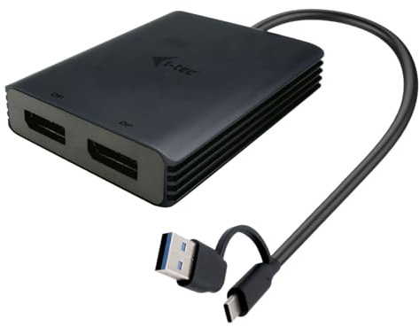I-Tec UsB-A/usB-C Dual 4k/60 Hz Displayport Video Adapter (I-Tec UsB-A/c 2x Dp Adapter - Dual 4k Dp Video Adapter)