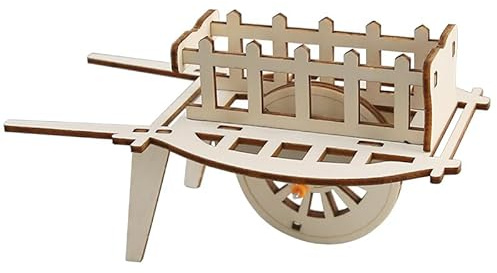 Kits scientifiques de brouette en bois pour enfants – Expériences scientifiques STEM à faire soi-même | Activité de construction de modélisme pratique pour garçons et filles âgés de 8, 9, 10, 11, 12