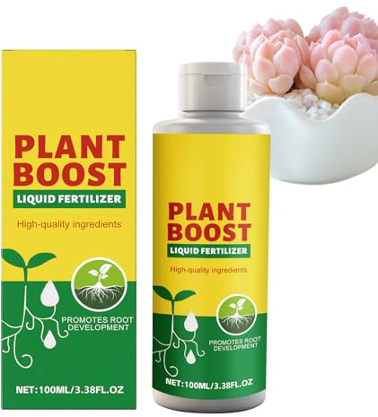 Fertilizante Líquido para Plantas,Solución Natural De Nutrientes 100 ml,Fertilizante Para Plantas De Interior | Para Jardín Exterior, Árboles, Flores, Follaje, Frutas y Vegetales