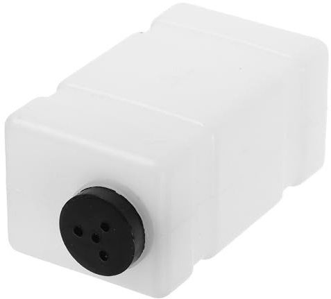Healeved Depósito de Combustible Transparente para Aeromodelismo Tanque de 120cc para Aviones Rc de Ala Fija Recipiente Estable para Almacenamiento de Metanol en Modelos de Avión