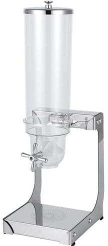 XHEILZOP Distributore di Cereali Professionale in Acciaio Inox, 3.5L/7L/10.5L Dispenser Ermetico per Alimenti Secchi, Contenitori in PC per Muesli, Granola, Noci e Caramelle(3.5L)