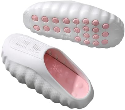 LSQSLBD Chaussons Hommes Femmes Pantoufles Glisser sur Clogs Respirant Creux Hors Plate-Forme Glisse Antidérapant Eva Casual Été Sandales De Plage Unisex-White-byhf 286-36-37