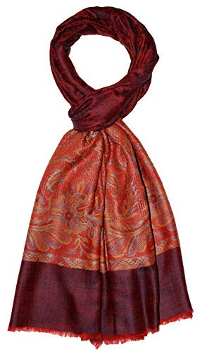 Lorenzo Cana Herren Schal Schaltuch 100% Kaschmir Kaschmirschal Kaschmirtuch Herrenschal Männerschal Mehrfarbig rot 785021177