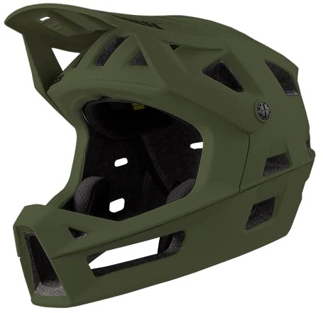 IXS Unisex Trigger Ff MIPS Mountainbike-Helm, E Bike BMX, Olive, M EU