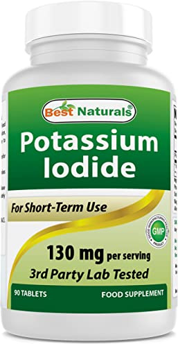 Best Naturals Potassium Iodide 130 mg per Serving - Dietary Supplement, 90 Tablets