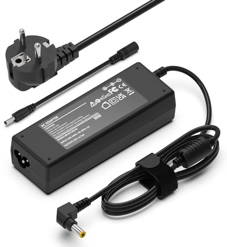 90W Chargeur 19 V 4.74 A Ordinateur Portable Compatible avec Medion Toshiba Lenovo ASUS AC Adaptateur Adapté Chargeur 5.5 x 2.5 mm C0030-C