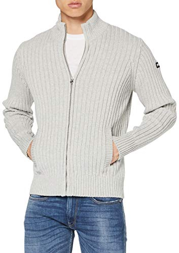 Schott Plecorage1 Maglione Pullover Uomo, Hea L.grey, XL