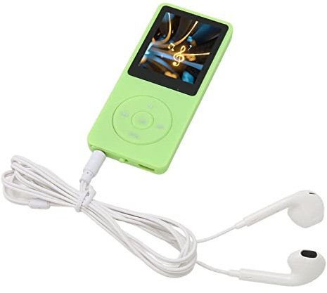 8 GB MP3 MP4-spelare, 1,8-tums Skärm Klassisk MP3-spelare, 8 GB Minne 64 GB Utbyggbar 30 Timmars Uppspelning Multifunktions Sportmusikspelare (Grön)