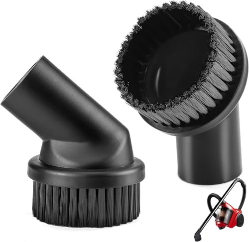SHSHbuy Spazzole per Aspirapolvere,2 Pezzi Spazzola Aspirapolvere per Mobili,Bocchetta Accessori Aspirapolveres Spazzola Universale(35mm)