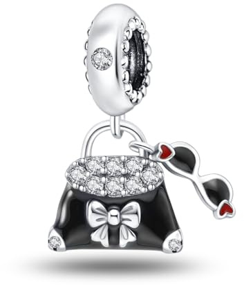 Pandach Damen Charm Anhänger für Armband 925 Sterling Silber Charms Beads passend für Armband und Halskette, Kompatibel mit Europäischen Armbänder für Frauen Mädchen