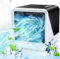 Climatiseur Mobile 3 en 1 Type C Ventilateur Silencieux Réservoir d'eau 500ml 3 Vitesses 7 Couleurs Veilleuse Mini Climatiseur Sans Tuyau D'évacuation Refroidisseur d'air Convient pour Chambre