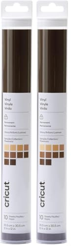 Cricut Vinyl Sampler, Skin Tone – Permanent (10 ct) (Pack of 2)