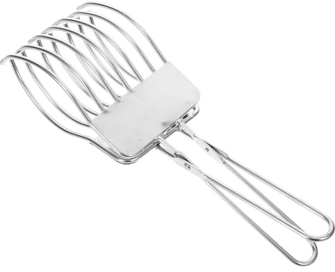 Healifty Pinza per Affettare Roast Beef e Prosciutto in Acciaio Inox Resistente, Utensile da Cucina Portatile per Affettare Pane, Frutta e Verdure, Impugnatura Ergonomica per Barbecue