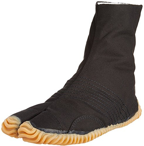 Marugo Tabi boots Ninja Shoes Jikatabi (Outdoor tabi) MATSURI JOG 6 Size: 28.0 cm (US size 10), Color: Black