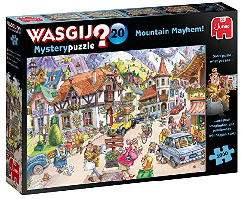 Wasgij, Mystery 20 - Idylle in den Bergen!, Puzzle 1000 Teile Erwachsene
