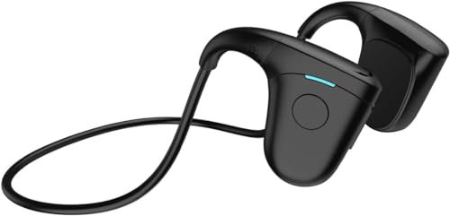 SANOTO Auriculares de Conducción Ósea Bluetooth 5.3, Deportivos IPX7 Impermeable, Carga USB-C, Plegable y Ligero para Deportes, Ciclismo y Viajes