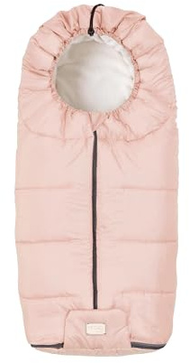 Nuvita 9445 Junior Essential | Universell barnvagnssäck | Perfekt för barn från 6 till 36 månader (100 cm) | Temperaturbeständig upp till 0 °C, vindskydd och regn | Pastellrosa